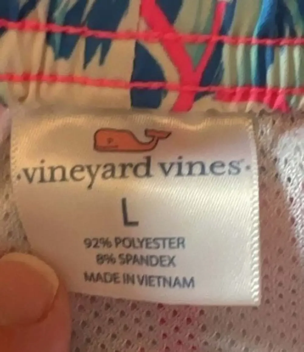 Vineyard Vines Boys Large Chappy Swim Trunks